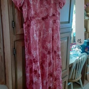 Torrid 3xl pink lace dress